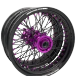 WheelieKidz Supermoto Felgen 17×3,5 & 17×5 Zoll Schwarz/Lila