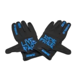 Supermoto Gloves Schwarz/Blau
