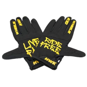 Supermoto Gloves Schwarz/Gelb