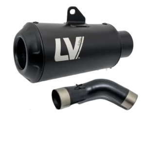 LeoVince LV-10 FULL BLACK Edelstahl Endschalldämpfer Kawasaki Z 900 2020-24 E4/E5